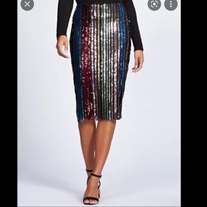 Sequin skirt